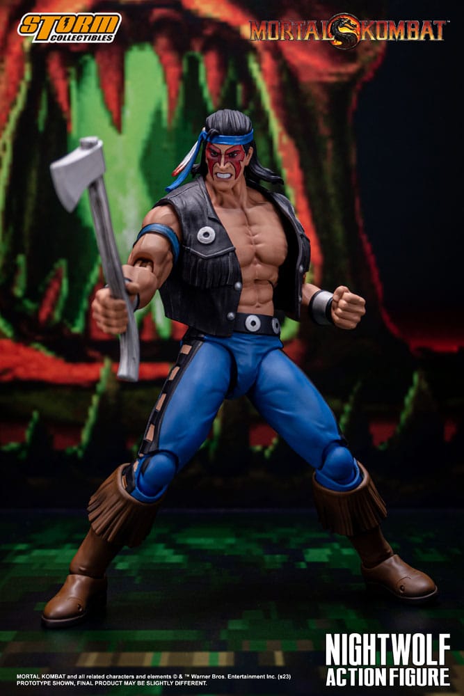 Mortal Kombat - Nightwolf Actionfigur ca. 18cm 1/12 Scale Storm Collectibles 2024