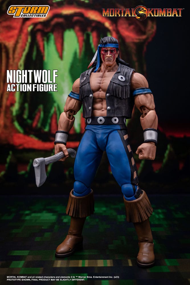 Mortal Kombat - Nightwolf Actionfigur ca. 18cm 1/12 Scale Storm Collectibles 2024