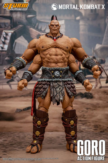 Mortal Kombat - Goro Actionfigur ca. 18cm 1/12 Scale Storm Collectibles 2024