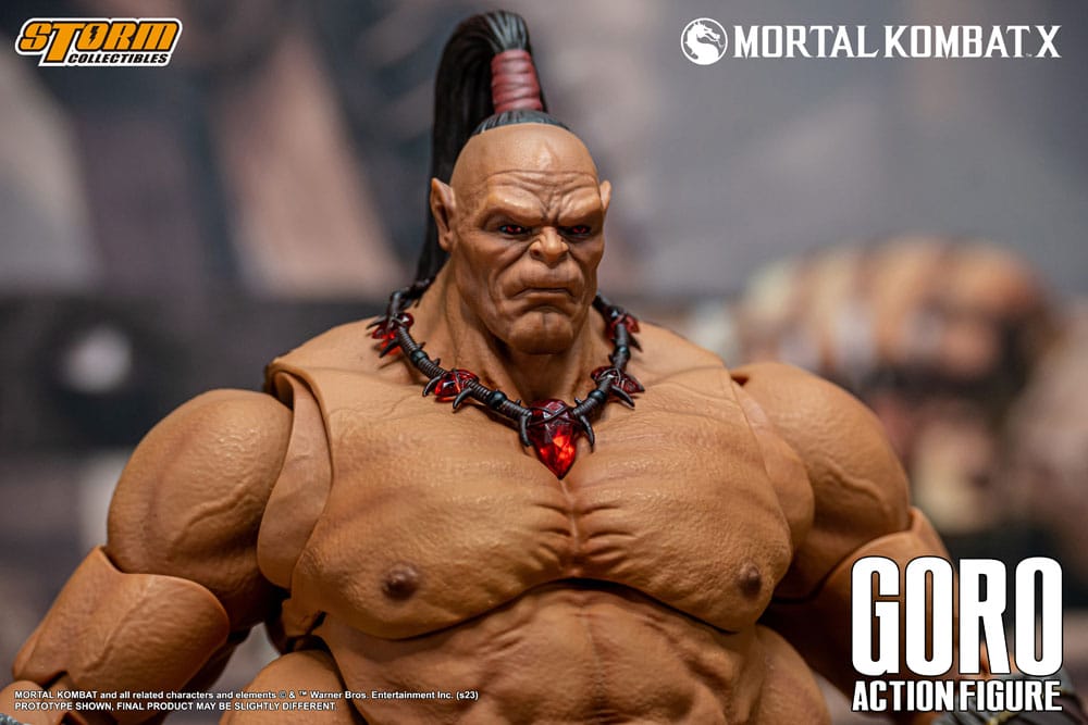 Mortal Kombat - Goro Actionfigur ca. 18cm 1/12 Scale Storm Collectibles 2024