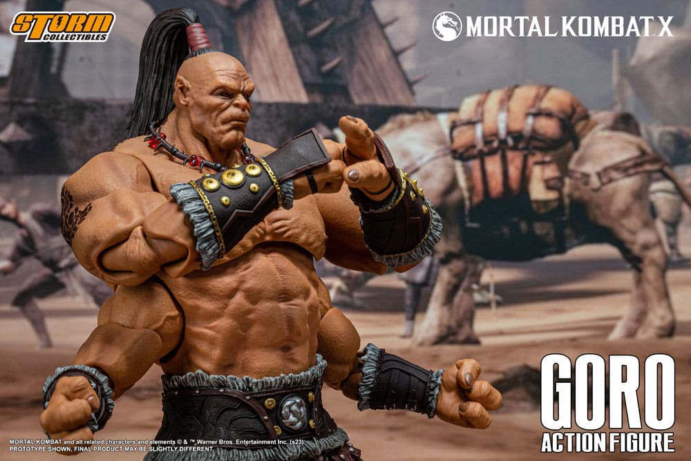 Mortal Kombat - Goro Actionfigur ca. 18cm 1/12 Scale Storm Collectibles 2024