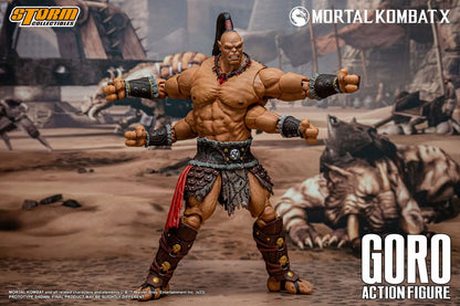 Mortal Kombat - Goro Actionfigur ca. 18cm 1/12 Scale Storm Collectibles 2024