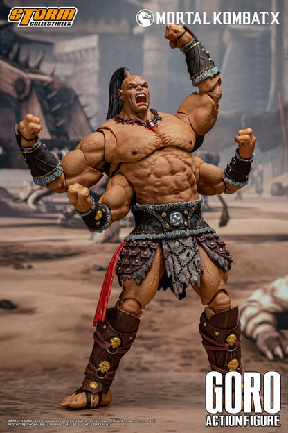 Mortal Kombat - Goro Actionfigur ca. 18cm 1/12 Scale Storm Collectibles 2024