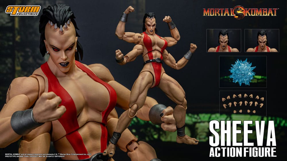 Mortal Kombat - Sheeva Actionfigur ca. 18cm 1/12 Scale Storm Collectibles 2024