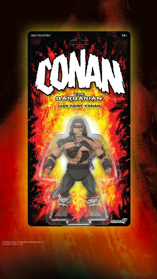 Conan der Barbar 1982 - Conan (Warpaint Version) Wave 1 Vintage Collection Actionfigur 14cm Super7