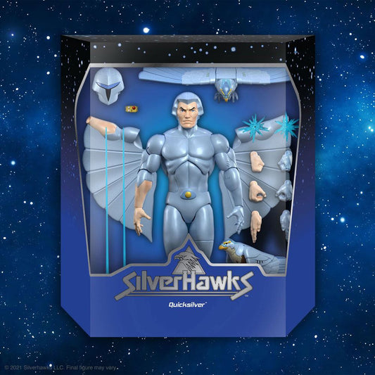 SilverHawks Ultimates - Quicksilver (Wave 1) Actionfigur 18cm Super7