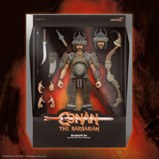 Conan der Barbar Ultimates - Subotai (Battle of the Mounds) Wave 5 Actionfigur 18cm Super7 2023