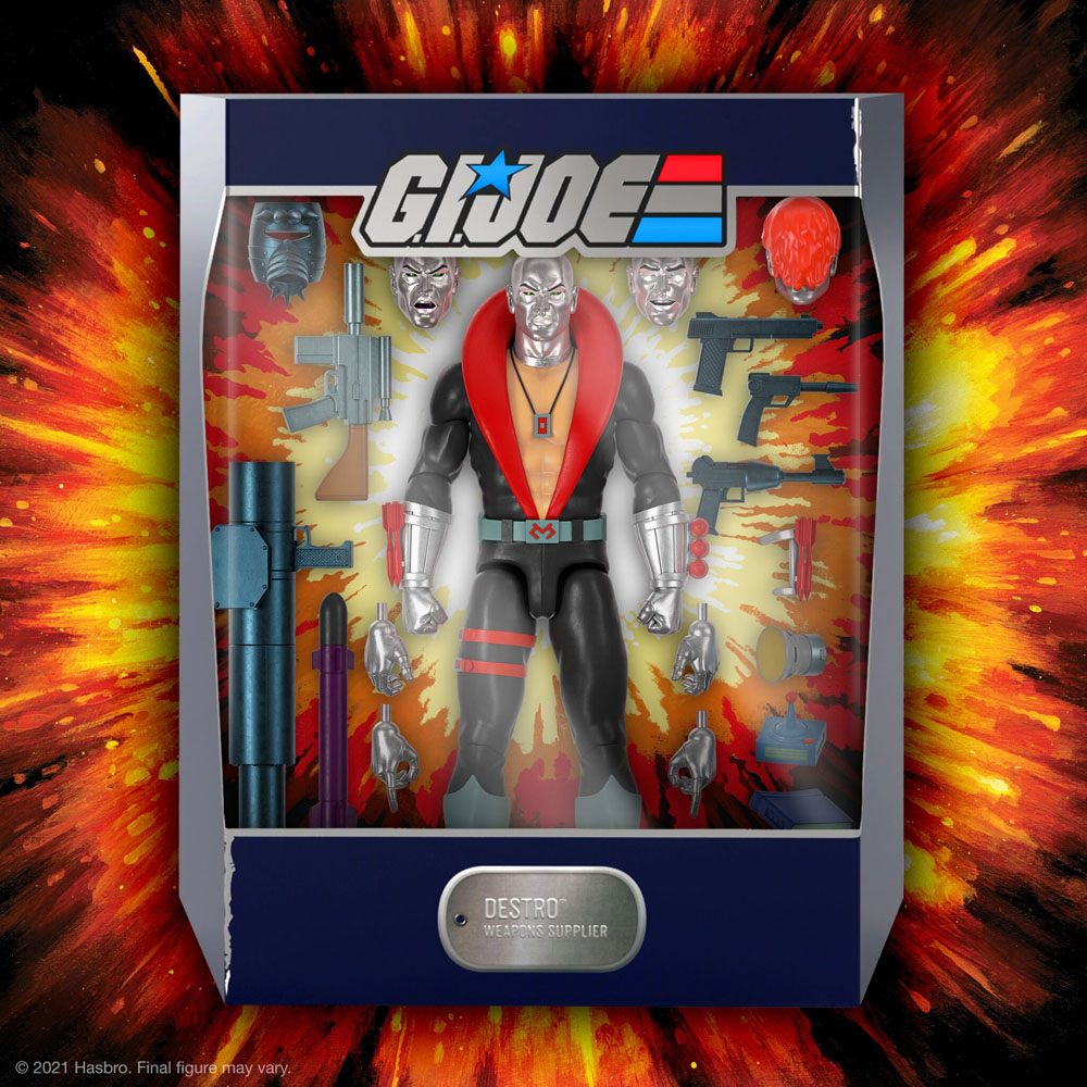 G.I. Joe Ultimates - Destro (Wave 2) Actionfigur 18cm Super7