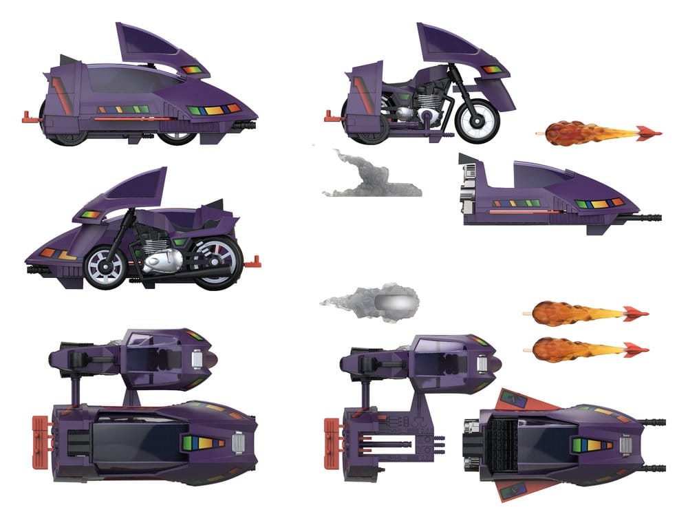 M.A.S.K. - SSC (Stealth Submarine Cycle) Fahrzeug & Sly Rax (Wave 2) The Loyal Subjects 2026