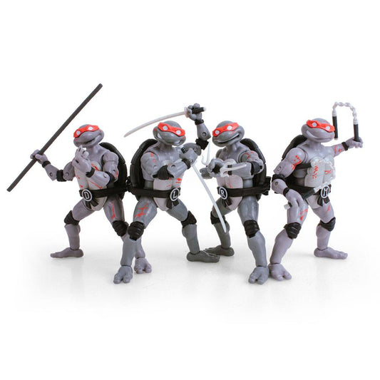Teenage Mutant Ninja Turtles BST AXN Battle Damaged (4er-Pack) 13cm Actionfiguren The Loyal Subjects