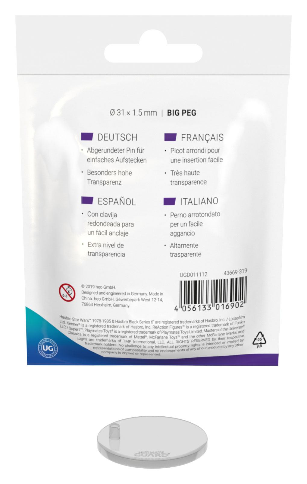 Figure Stands - Big Peg Vintage (20 Stück) Ultimate Guard